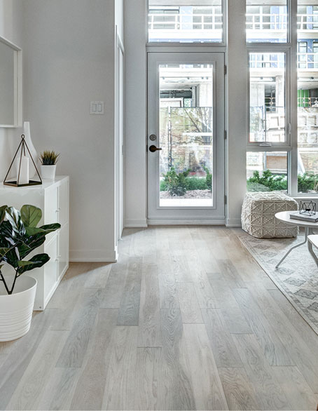 Luxury vinyl flooring installation in Everett, WA from Completely Floored